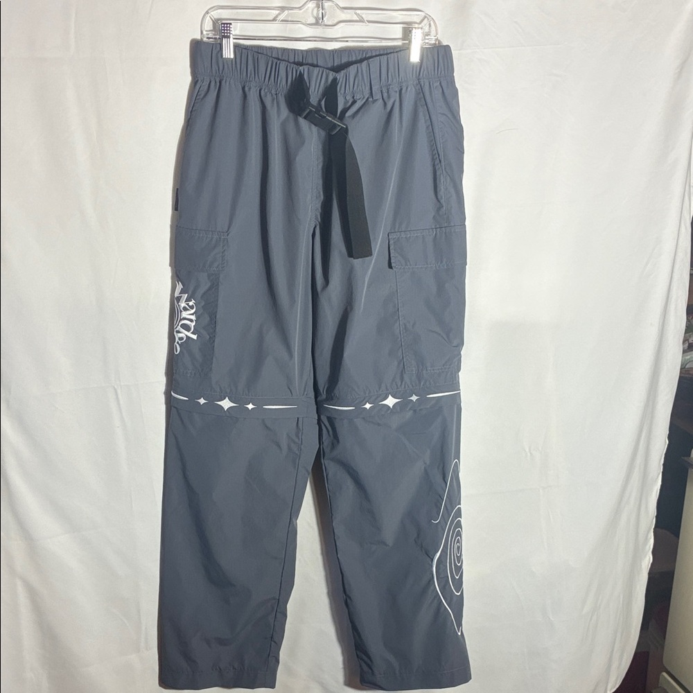 Sense gray cargo pants 30x32. These pants zip off for board shorts.